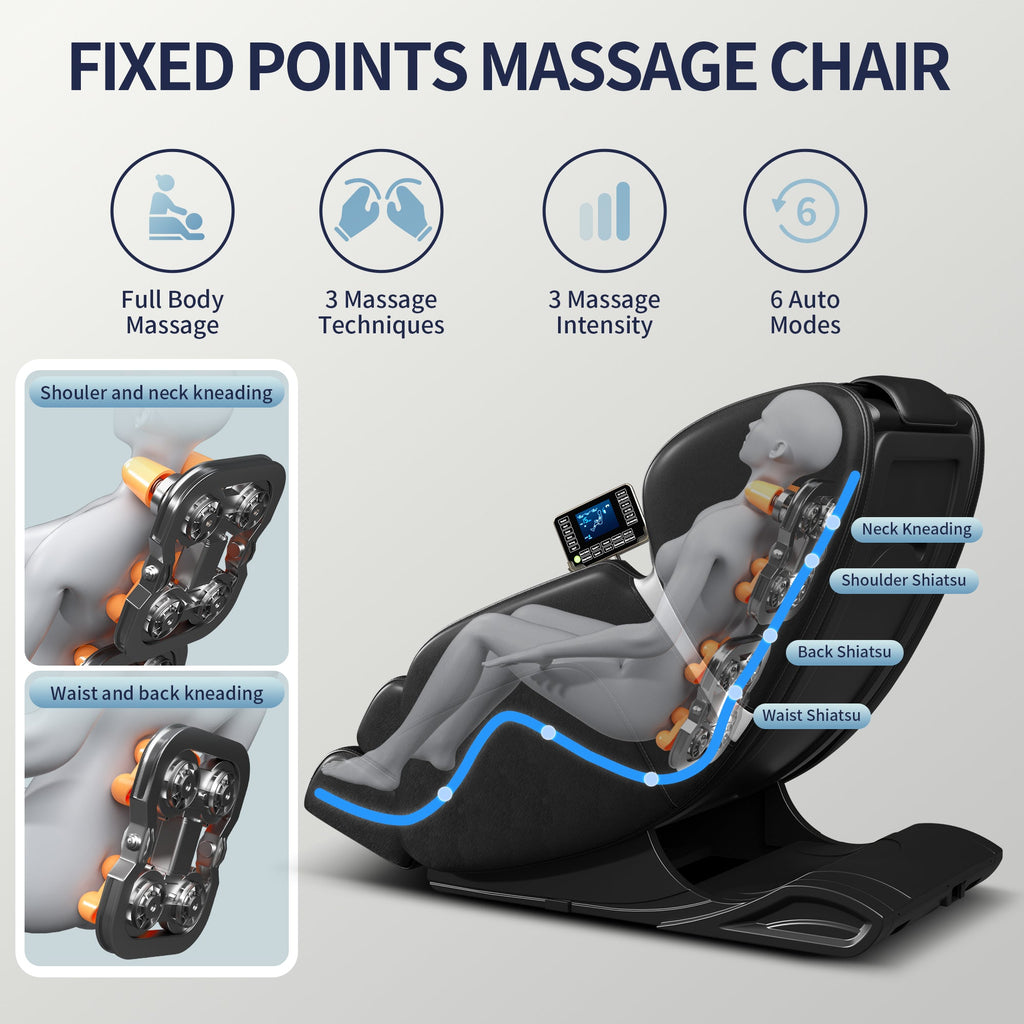 8-Point Deep Tissue Zero Gravity Massage Chair