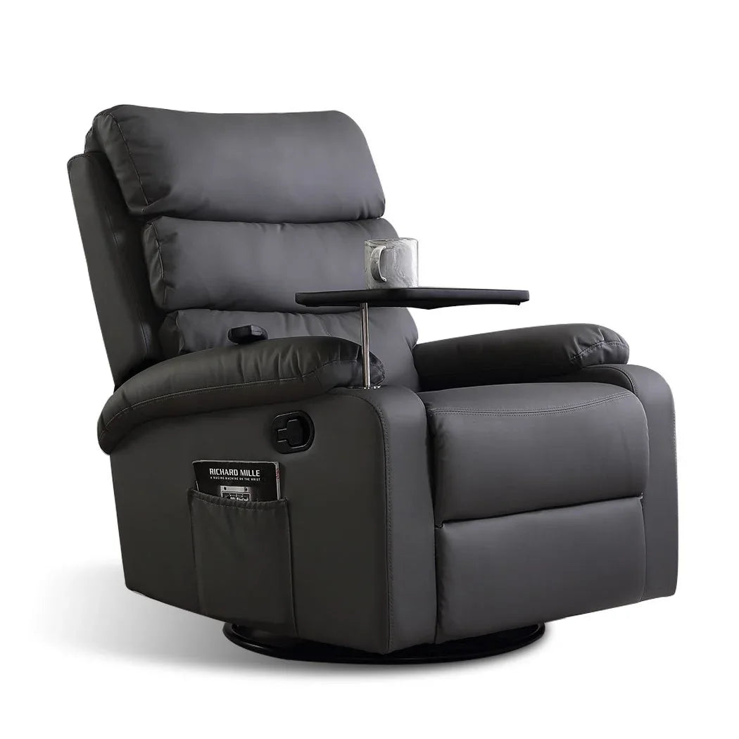 Levede Heated Massage Recliner with 360° Swivel