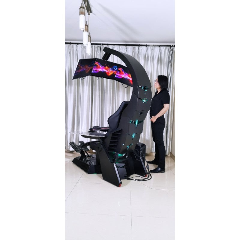 Cluvens Unicorn Gaming Cockpit with Massage — view 4