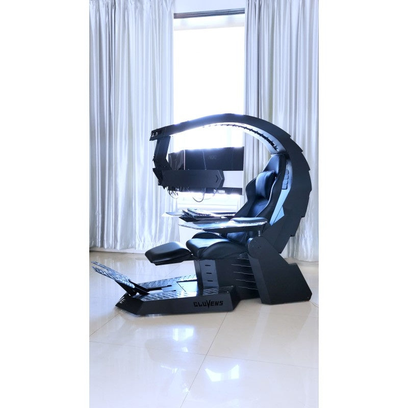 Cluvens Unicorn Gaming Cockpit with Massage — view 2