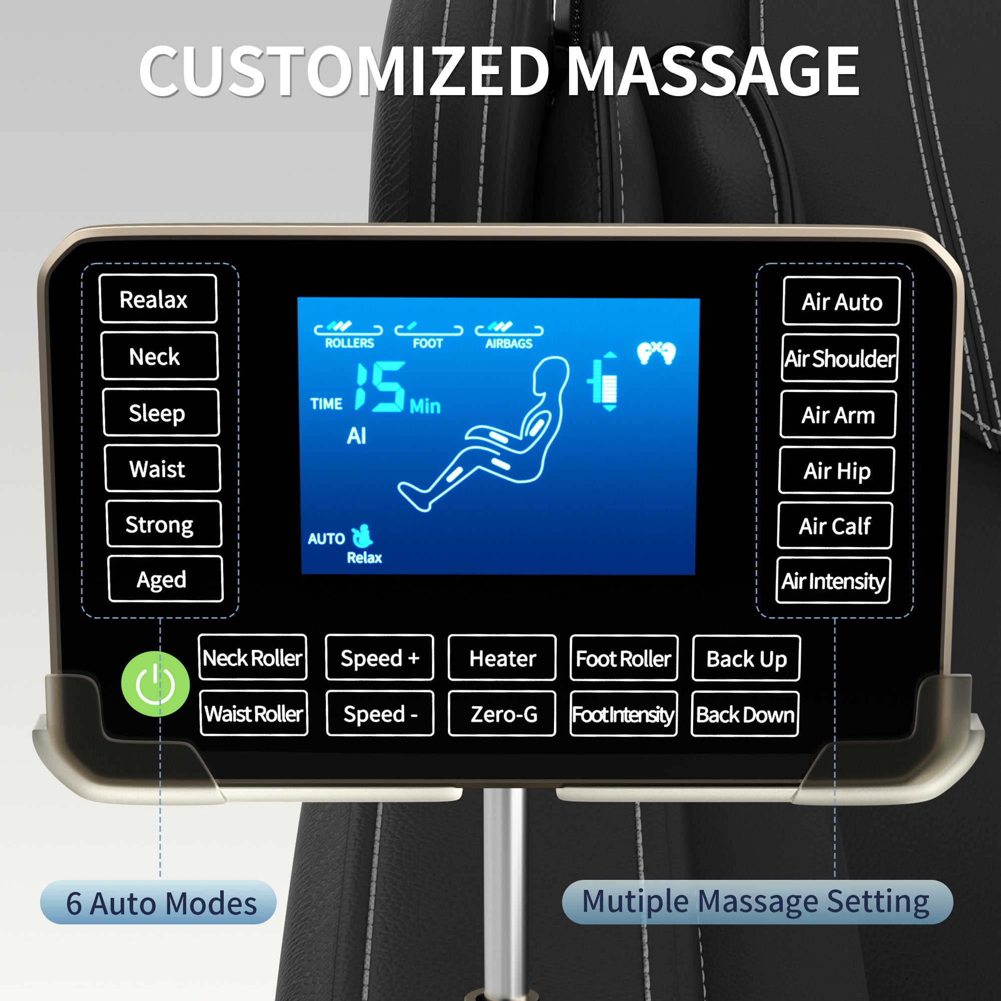 8-Point Deep Tissue Zero Gravity Massage Chair