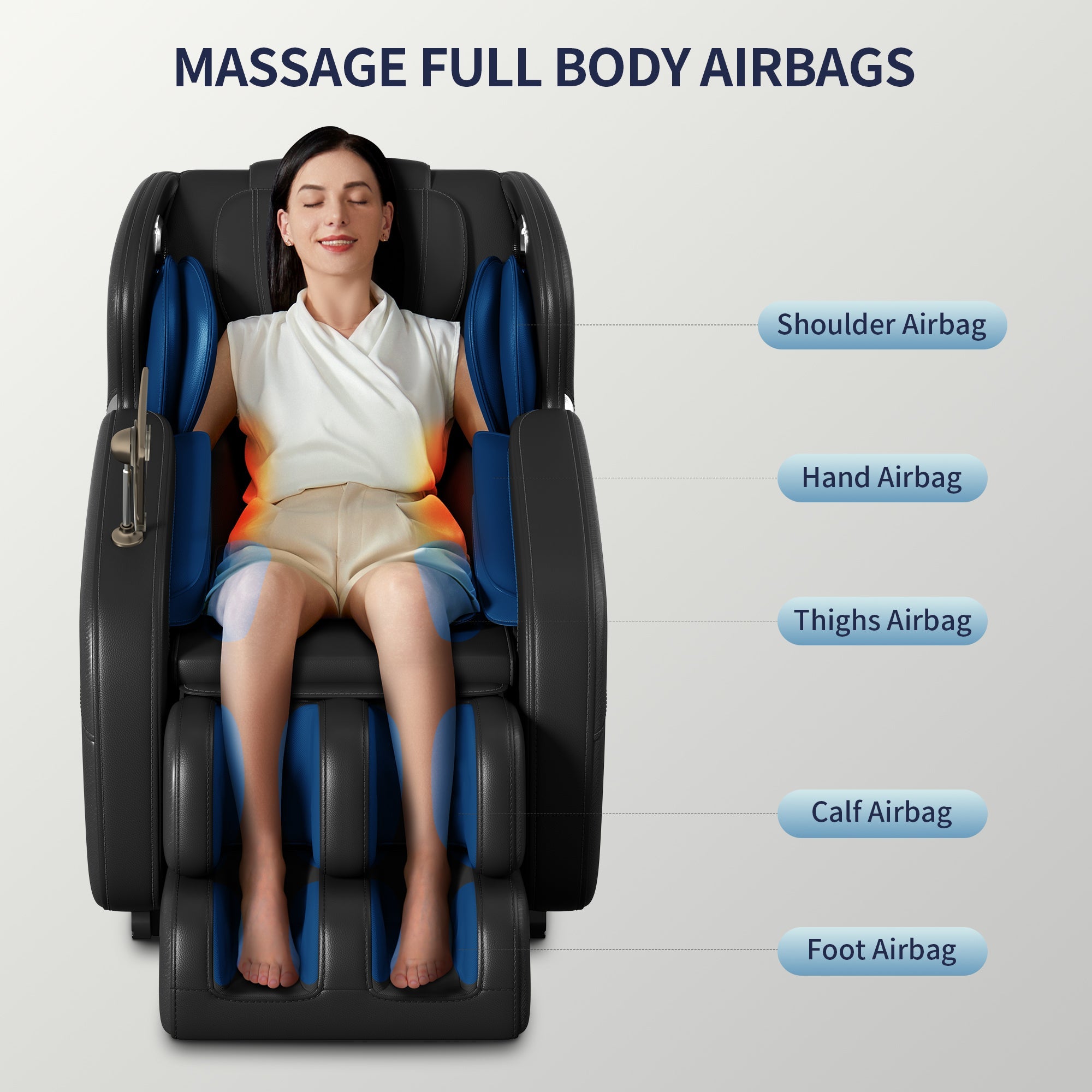 8-Point Deep Tissue Zero Gravity Massage Chair